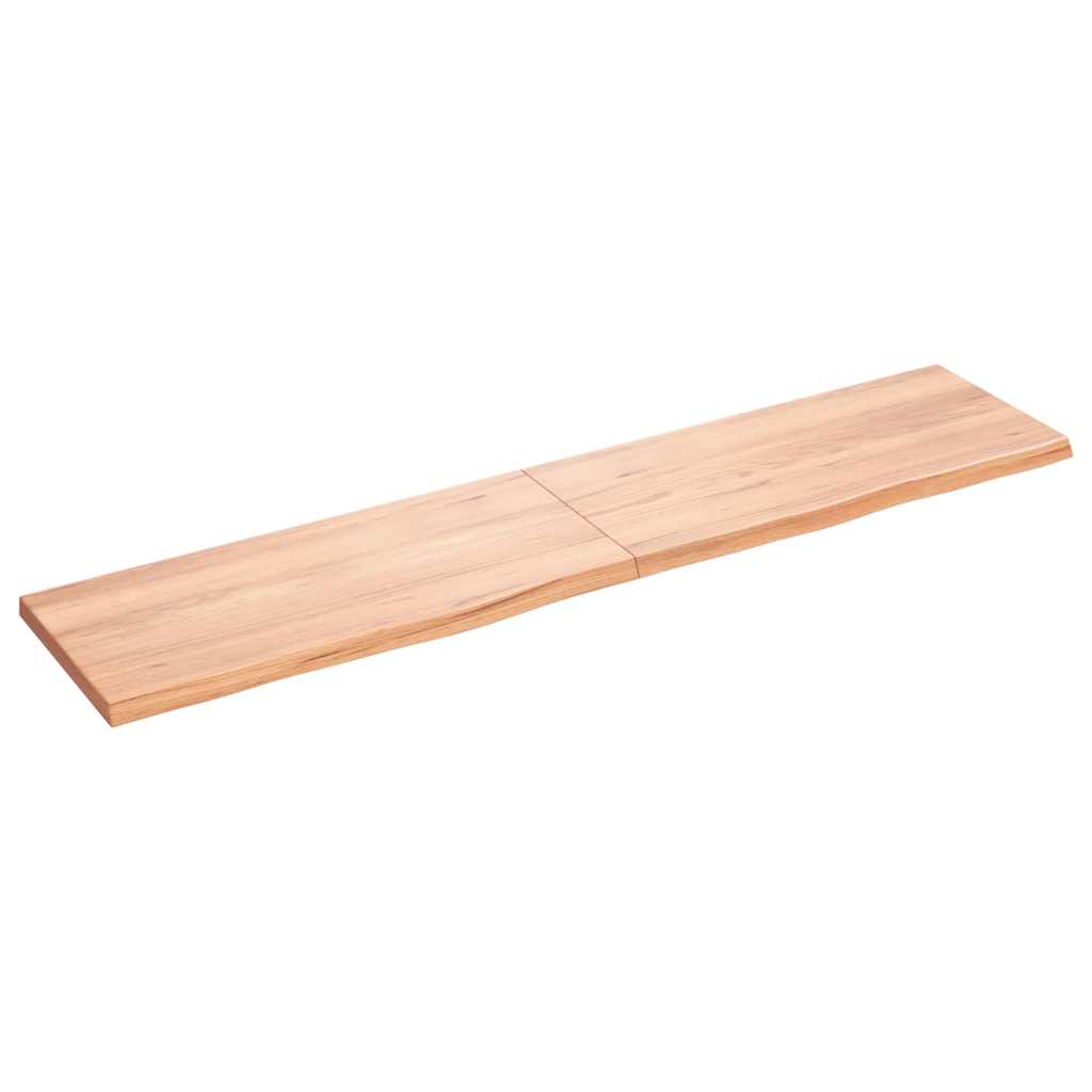 Stalviršis, šviesiai rudas, 180x40x(2-4) cm, medienos masyvas