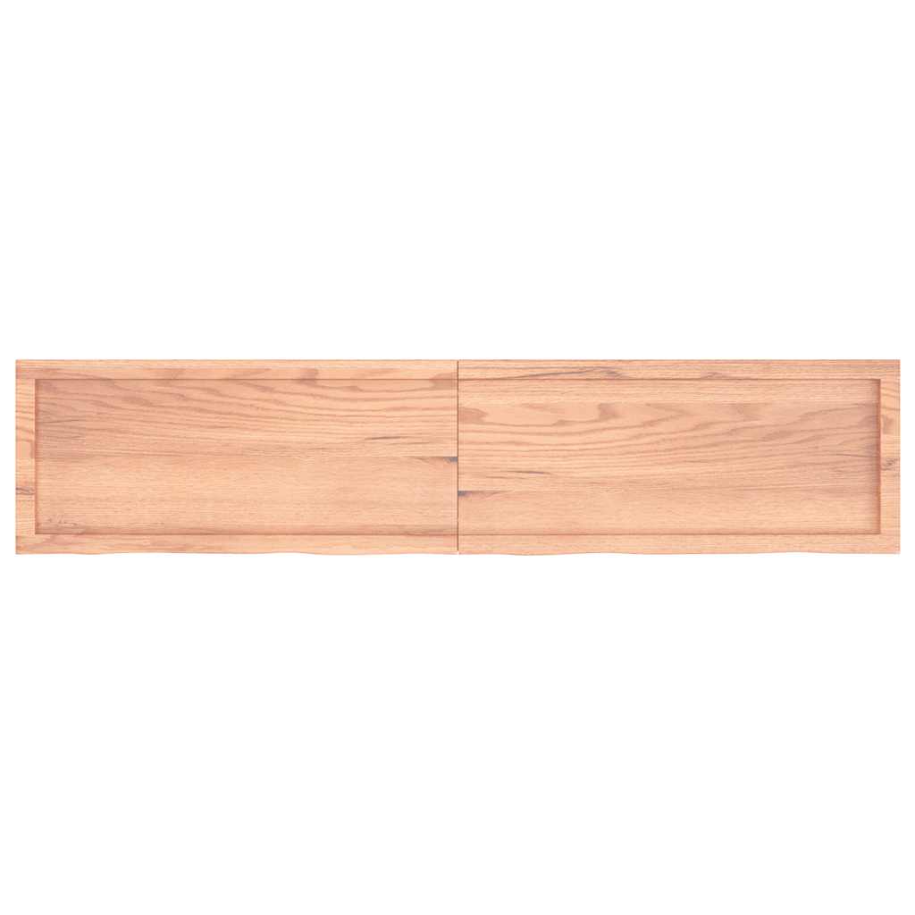 Stalviršis, šviesiai rudas, 180x40x(2-4) cm, medienos masyvas