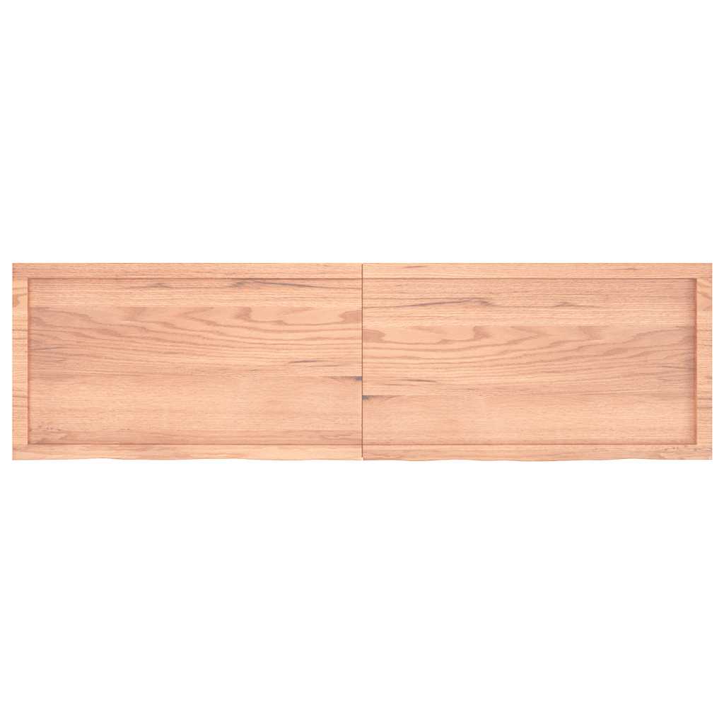 Stalviršis, šviesiai rudas, 180x50x(2-6) cm, medienos masyvas