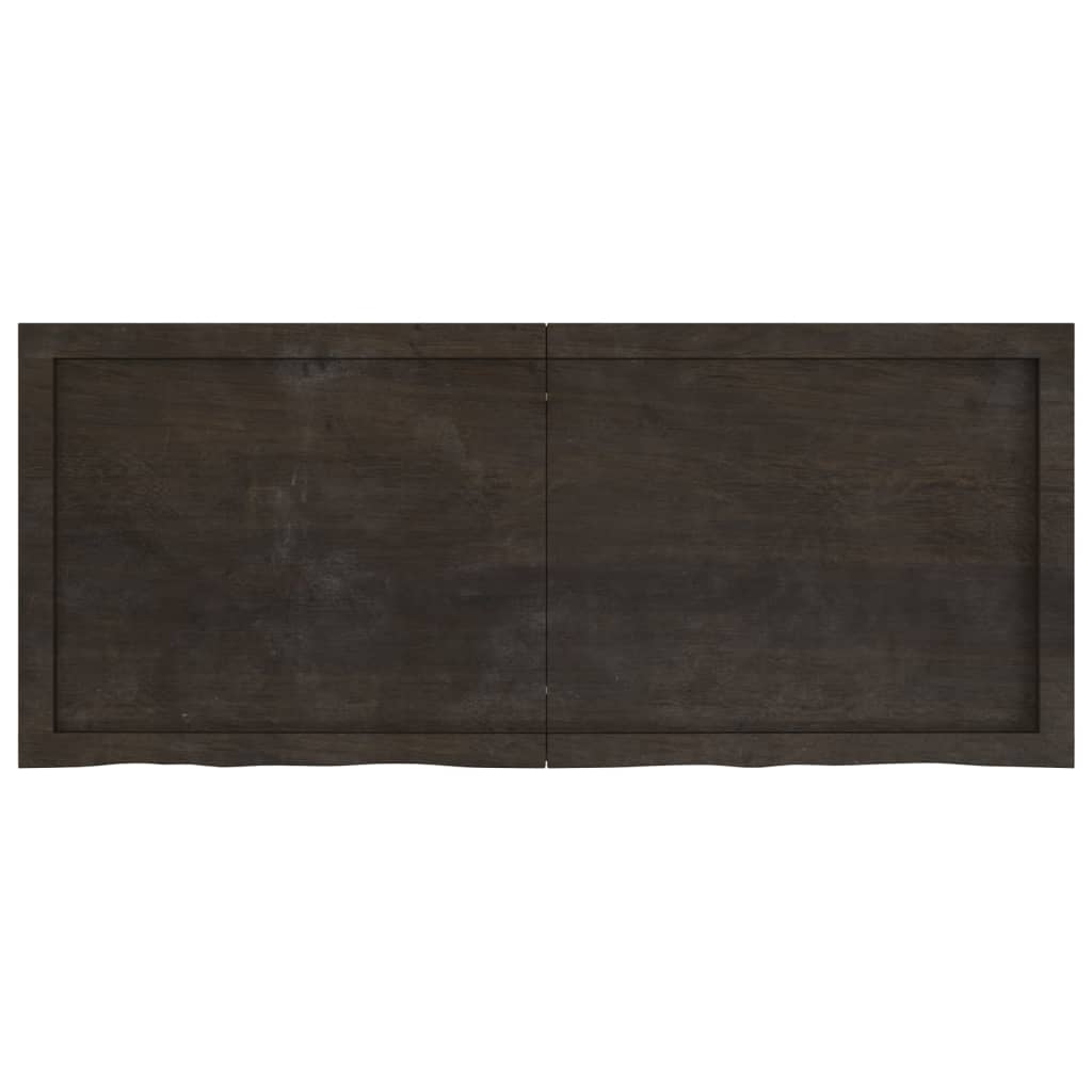 Virsma, tumši brūna, 120x50x(2-4) cm, ozolkoka masīvkoks