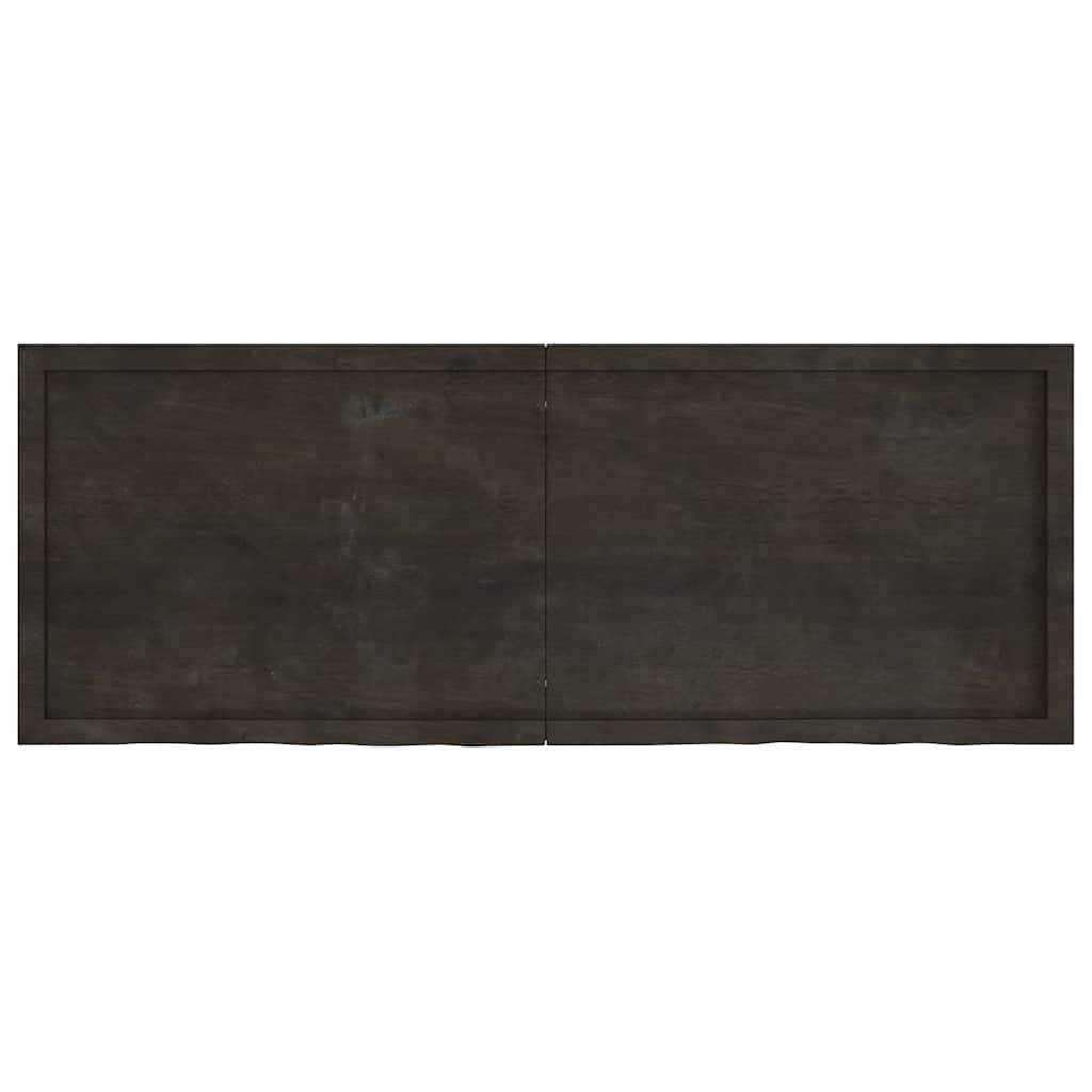 Stalviršis, tamsiai rudas, 160x60x(2-4) cm, ąžuolo masyvas