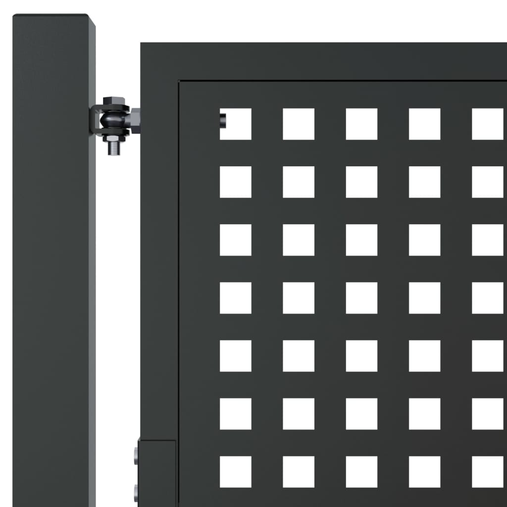 Garden gate, anthracite, 105x125 cm, steel