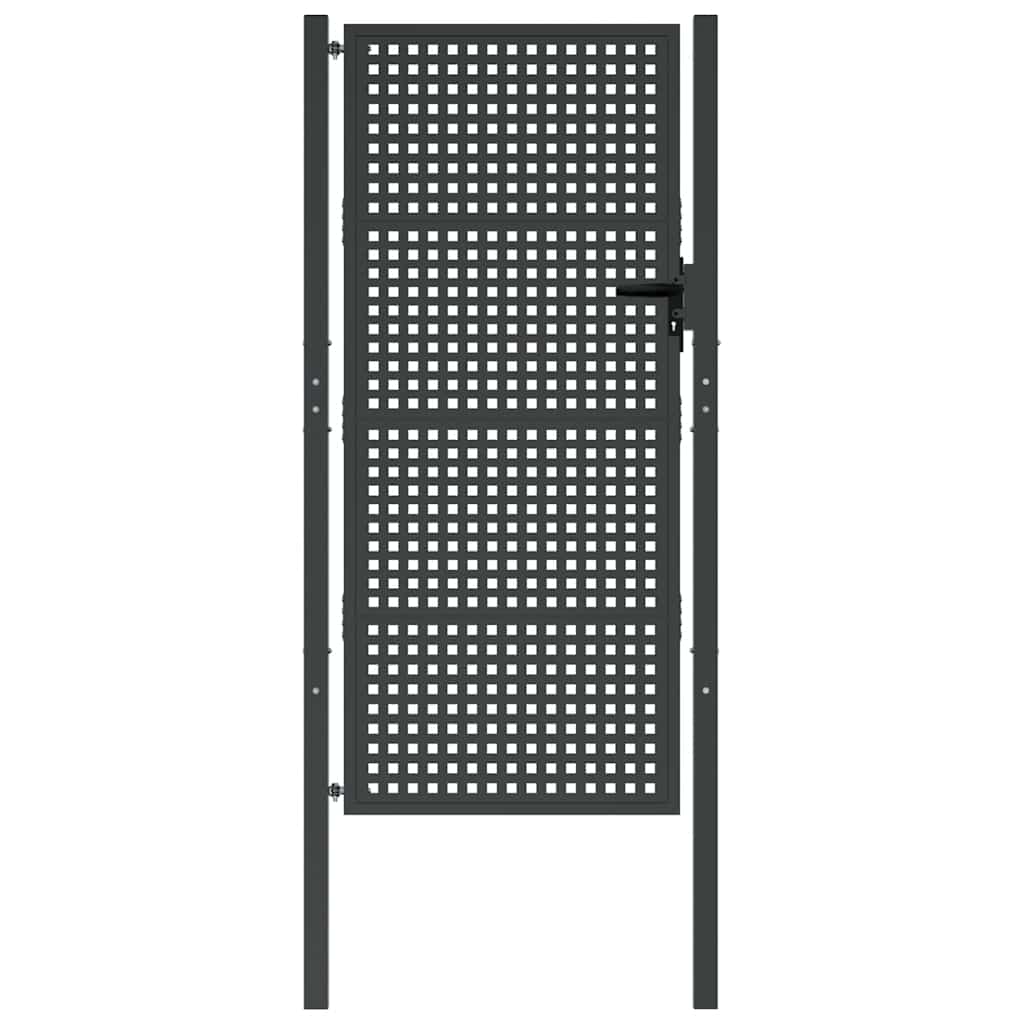 Garden gate, anthracite, 100x175 cm, steel