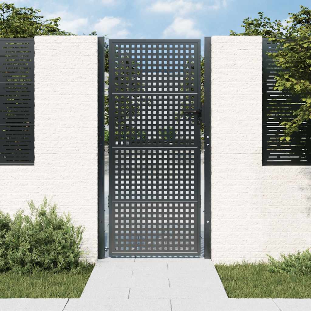 Garden gate, anthracite, 100x175 cm, steel