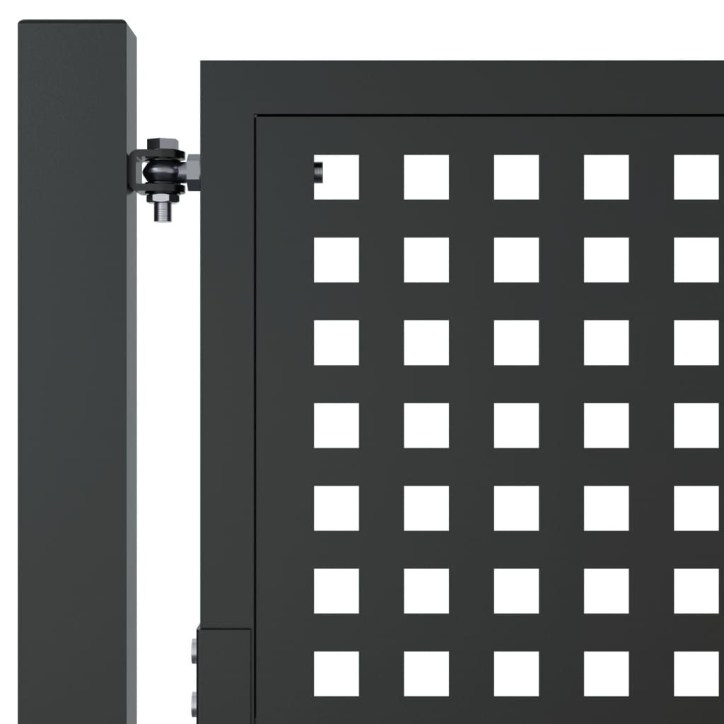 Dārza vārti, antracīta krāsā, 105x200 cm, tērauds