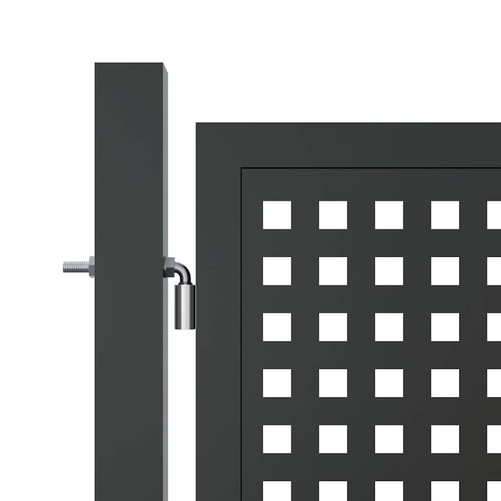 Garden gate, anthracite, 300x75 cm, steel
