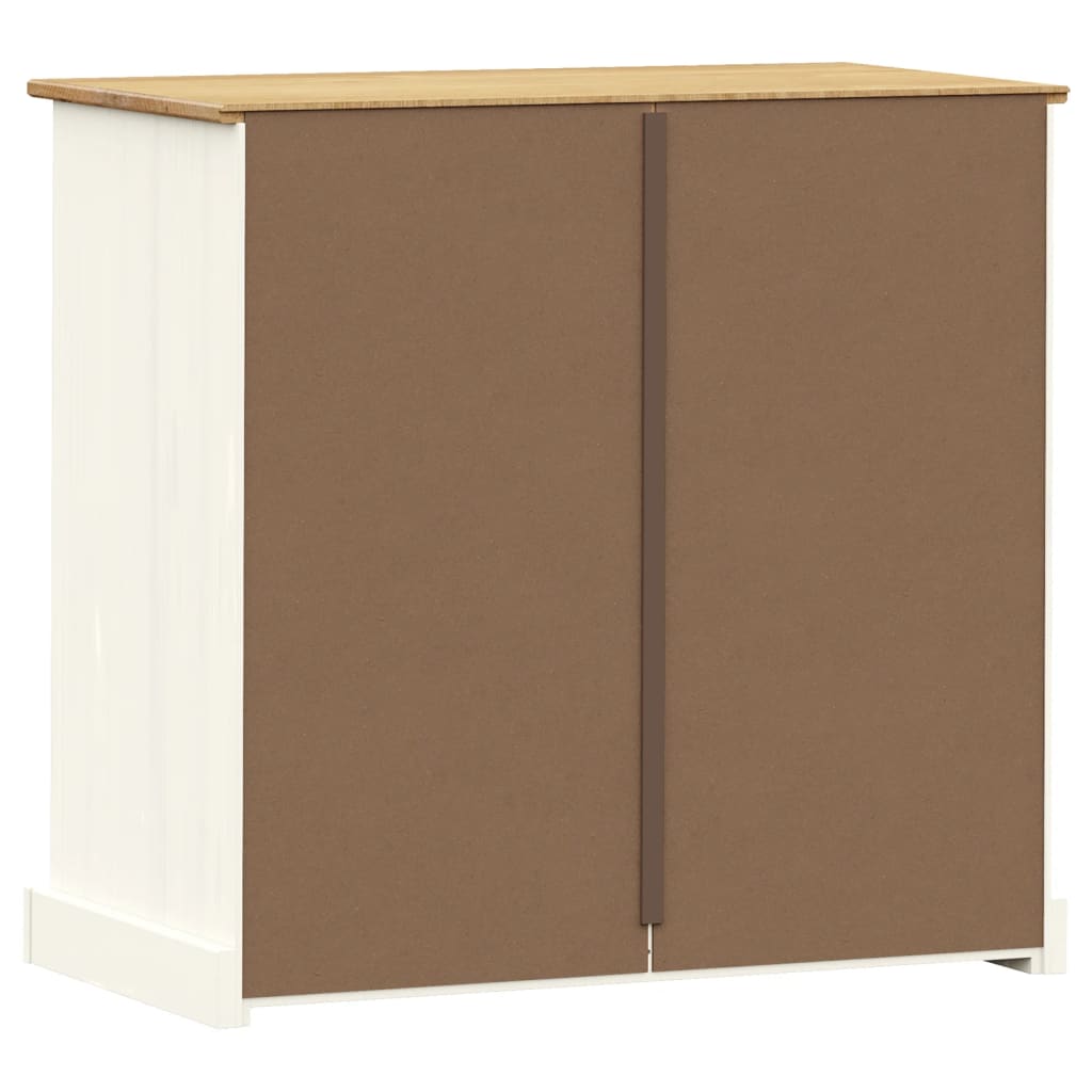 VIGO chest of drawers, white, 80x40x76cm, solid pine