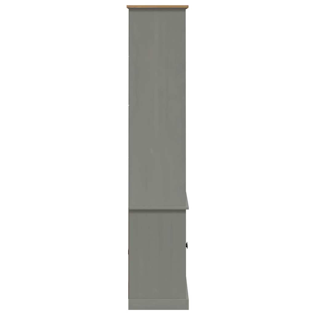 VIGO Bookcase, grey, 85x35x170cm, solid pine