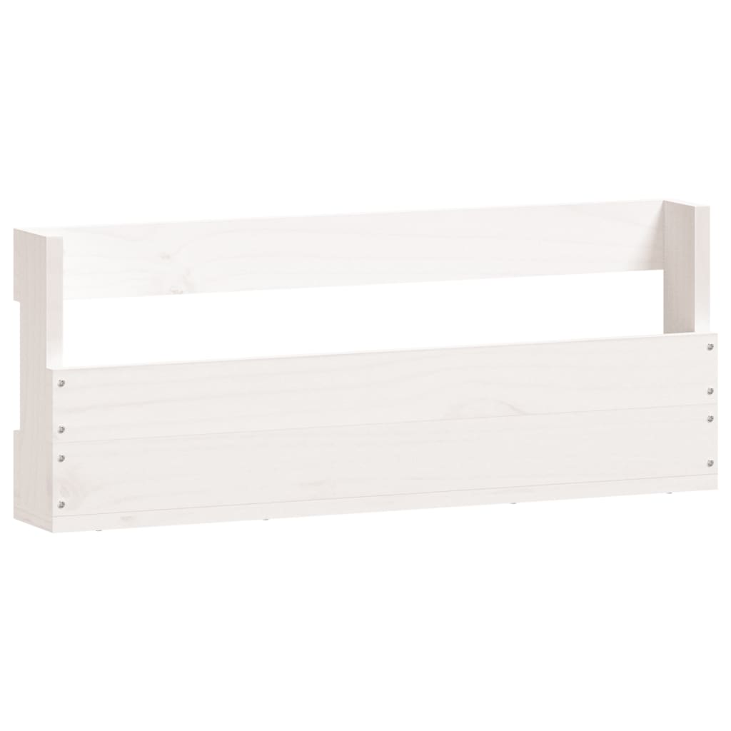 Wall-mounted shoe racks, 2 pcs., white, 59x9x23cm, pine