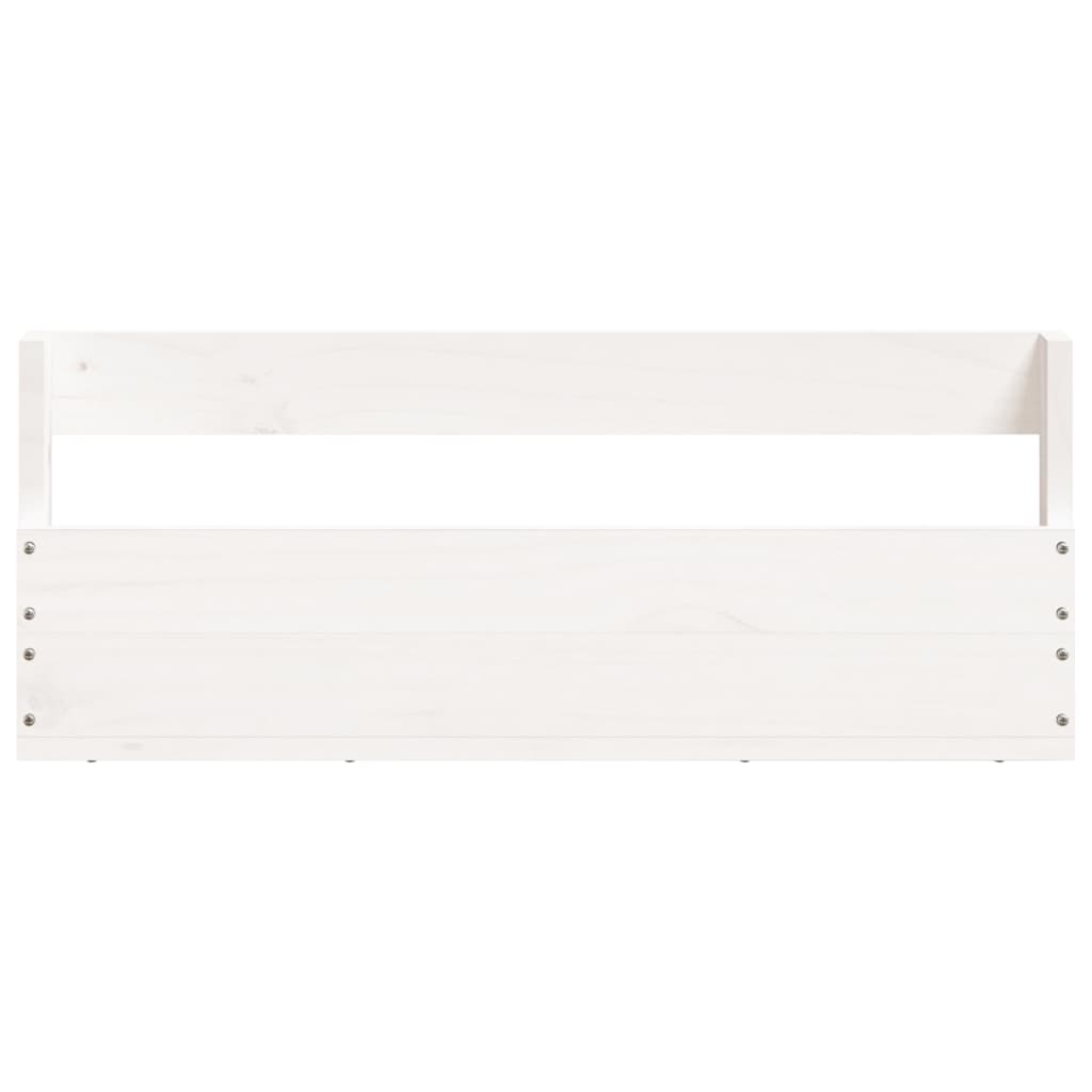 Wall-mounted shoe racks, 2 pcs., white, 59x9x23cm, pine
