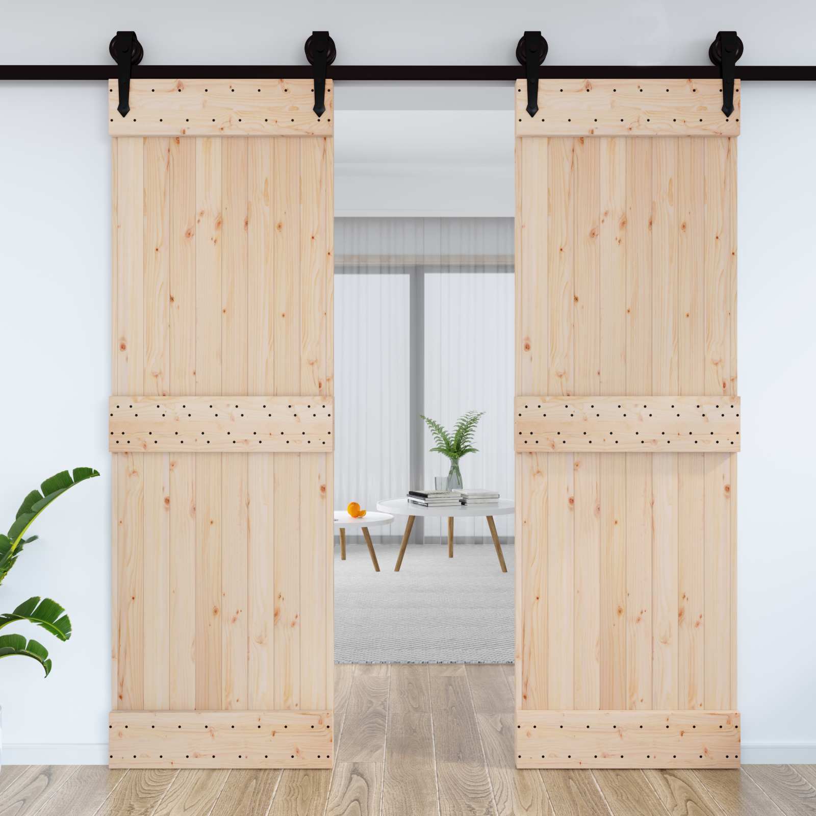 Door NARVIK Natural 70 x 210 cm Solid Pine Wood Door