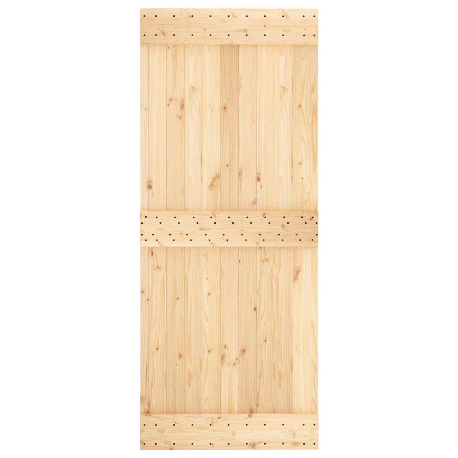 Durvis NARVIK dabīga, 85 x 210 cm, masīvas priedes koka durvis