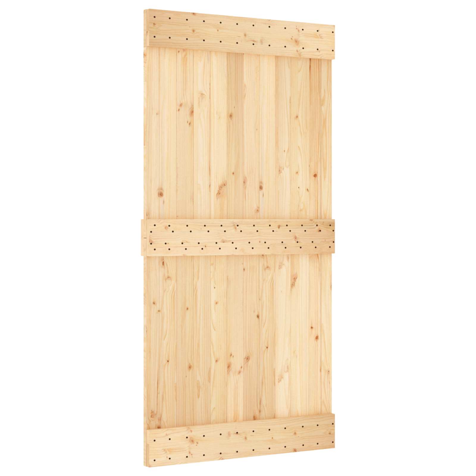 Duris NARVIK Natūrali 100 x 210 cm Kietos pušies medžio durys
