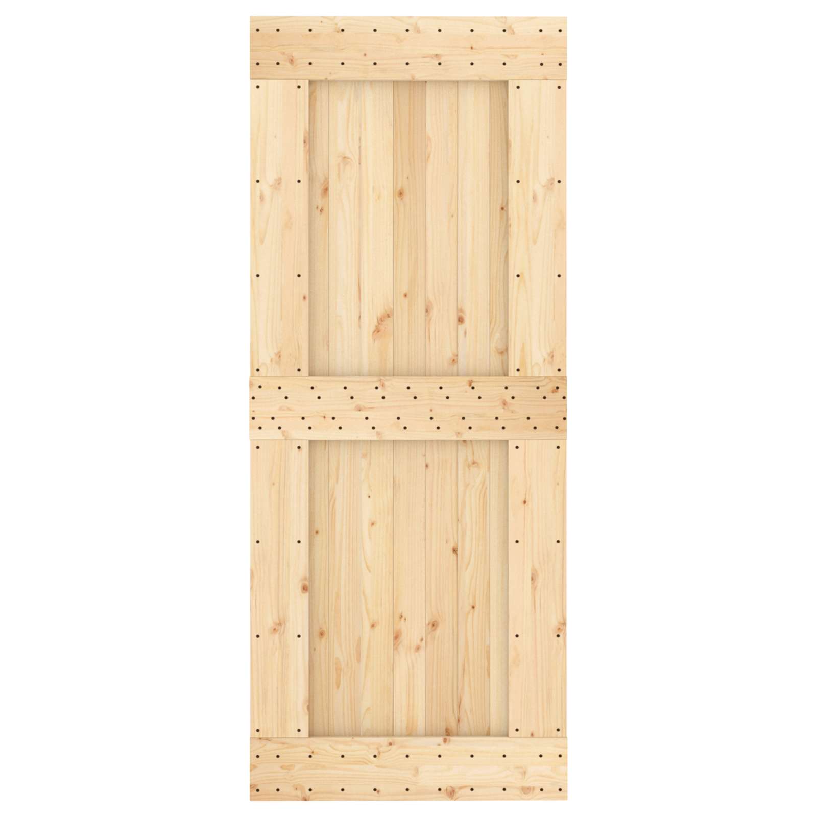 Durvis NARVIK dabīga, 85 x 210 cm, masīvas priedes koka durvis