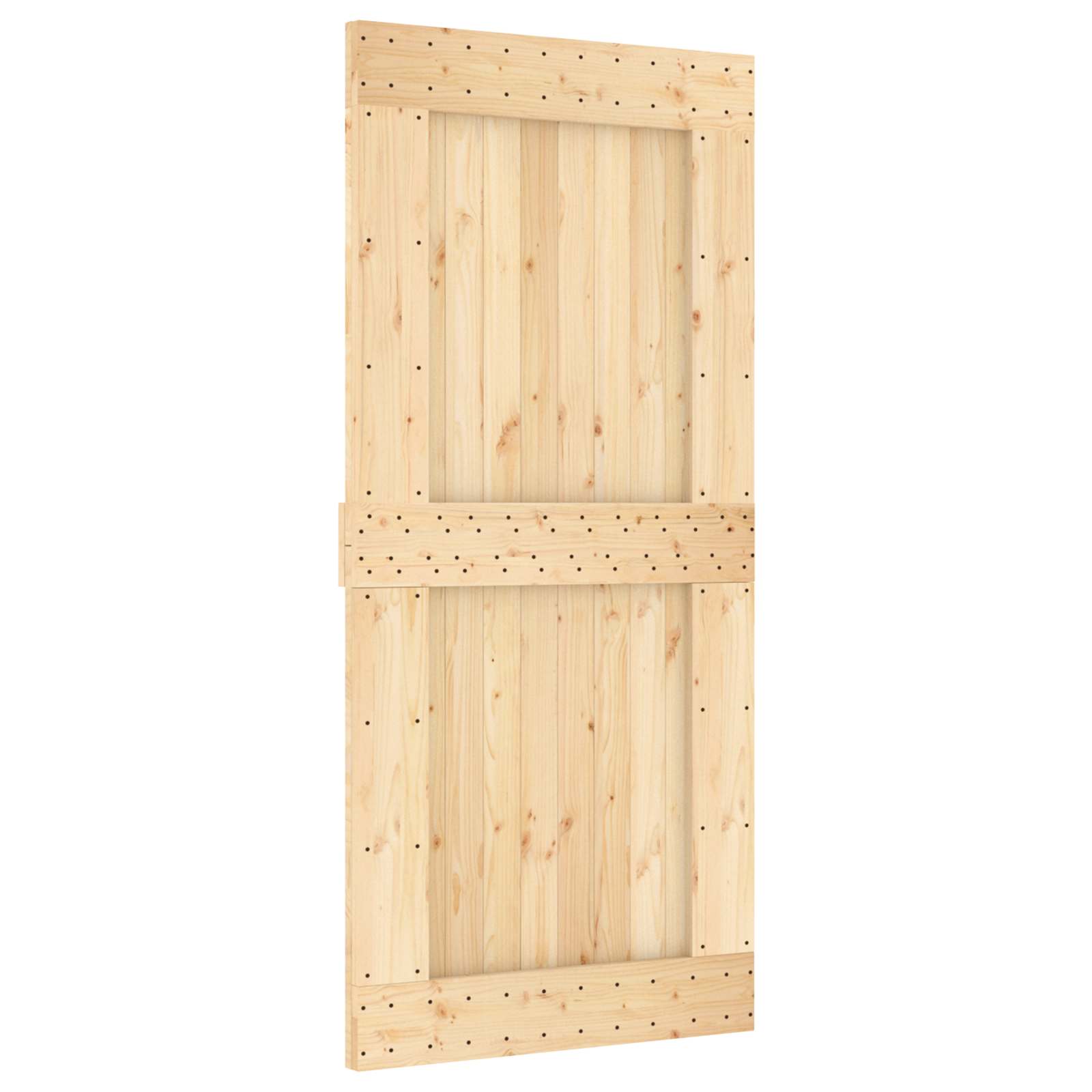 NARVIK Natural Door 95 x 210 cm Solid Pine Wood Door