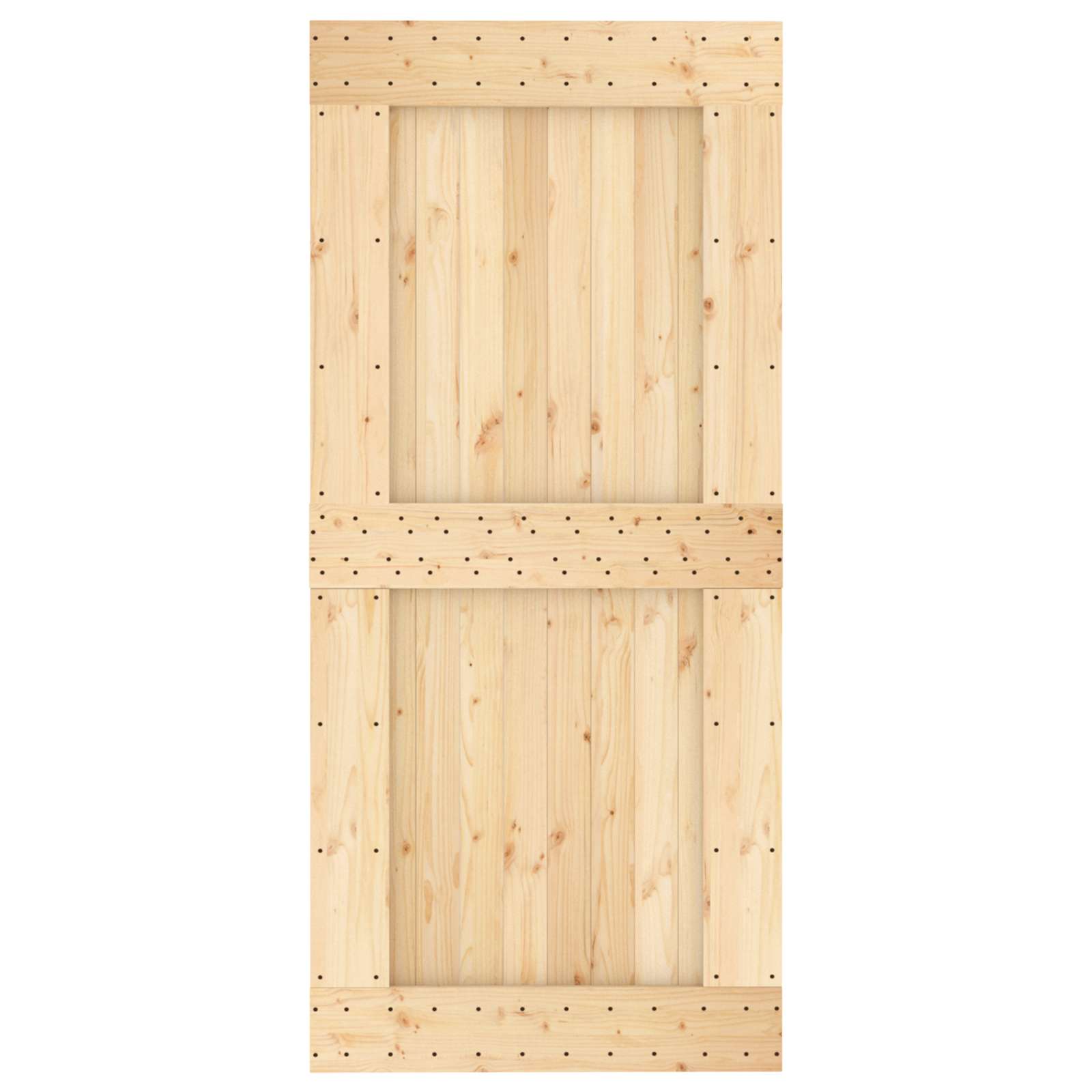 NARVIK Natural Door 95 x 210 cm Solid Pine Wood Door