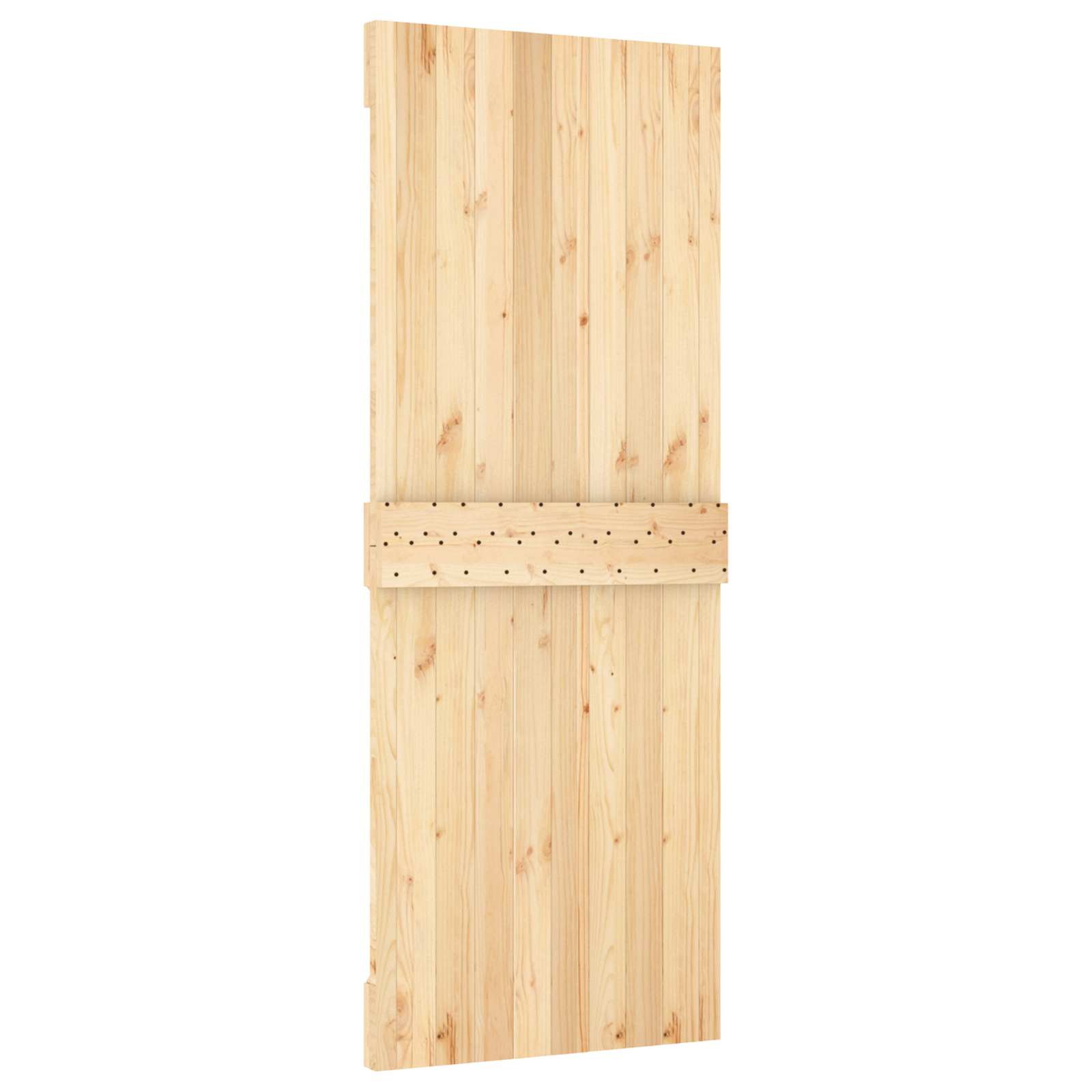 NARVIK Door Natural 80 x 210 cm Solid Pine Wood Door