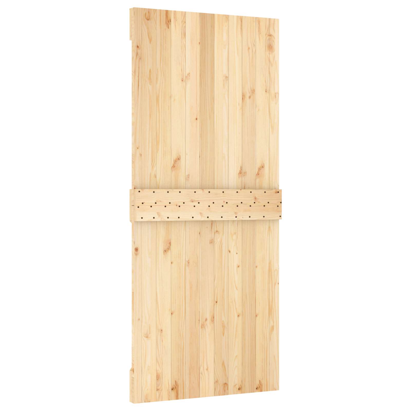 Durvis NARVIK dabīgas 90 x 210 cm Masīvas priedes koka durvis