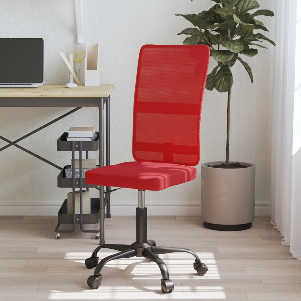 Office chair, wine, mesh, height-adjustable