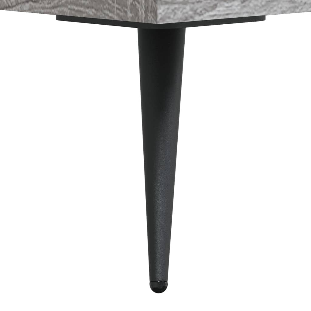 Sideboard, grey oak, 69.5x34x90cm, engineered wood