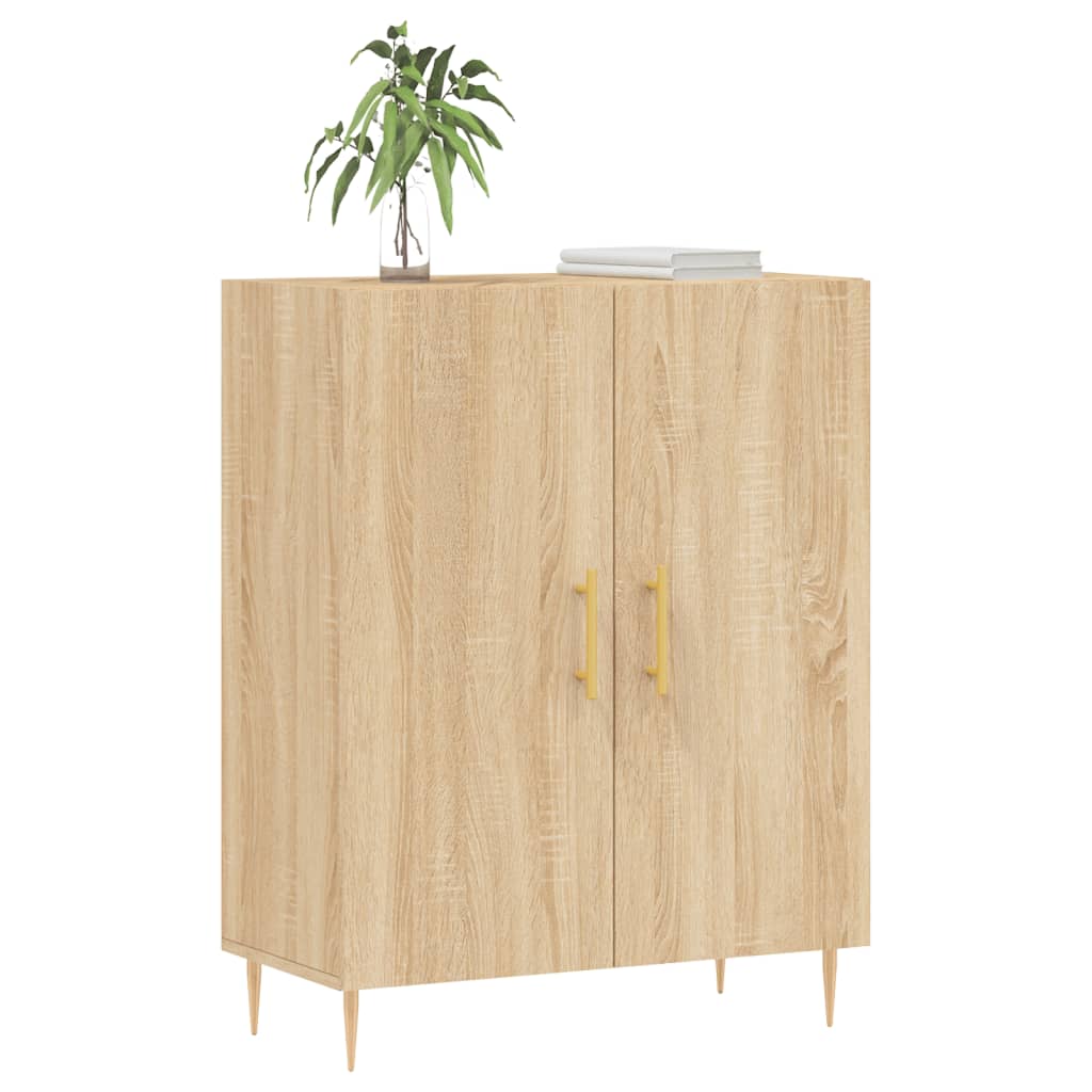Sideboard, Sonoma oak, 69.5x34x90cm, engineered wood