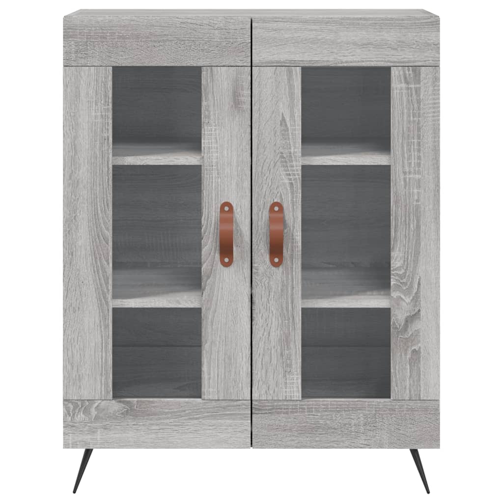Kumode, pelēks ozols, 69,5x34x90cm, apstrādāta koksne