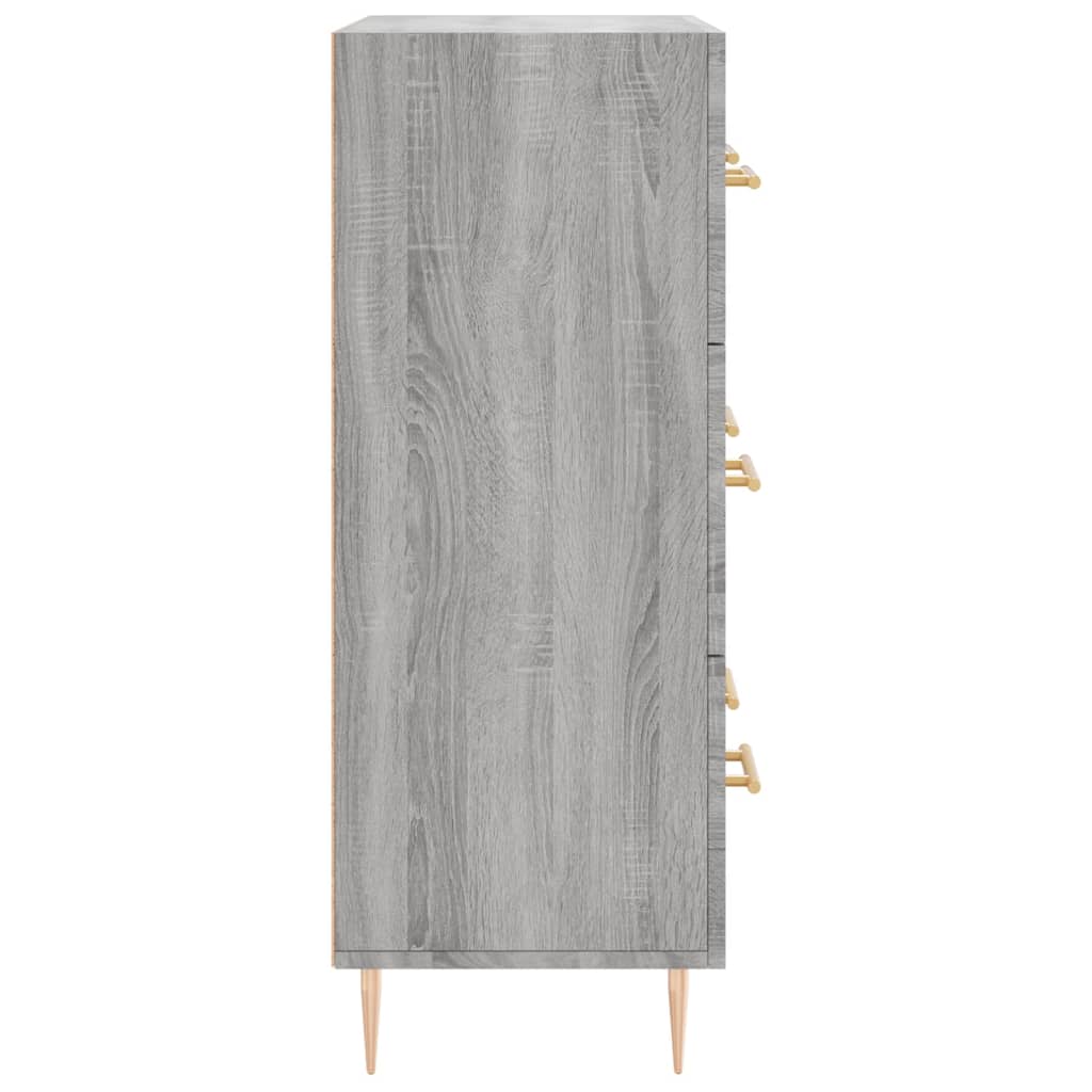Kumode, pelēks ozols, 69,5x34x90cm, apstrādāta koksne