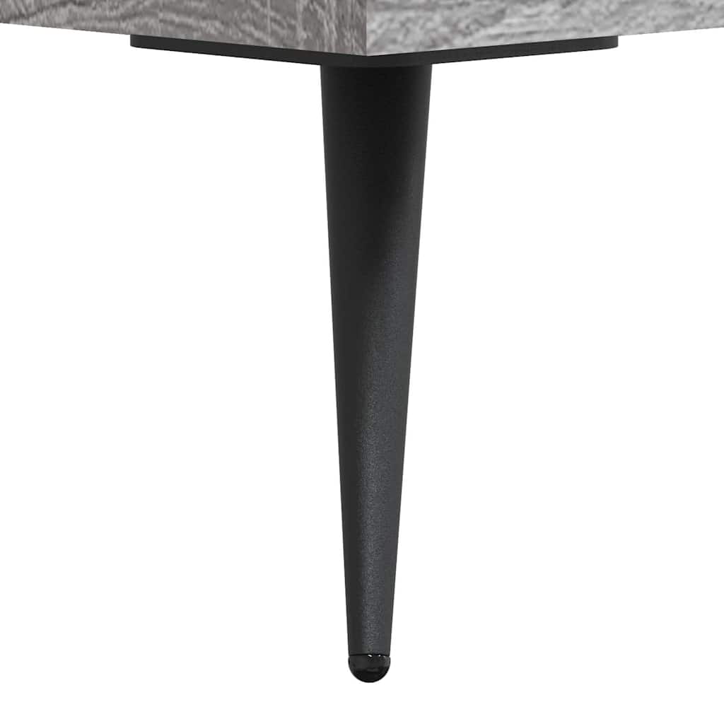 Side cabinet, grey oak, 69.5x34x90cm, engineered wood