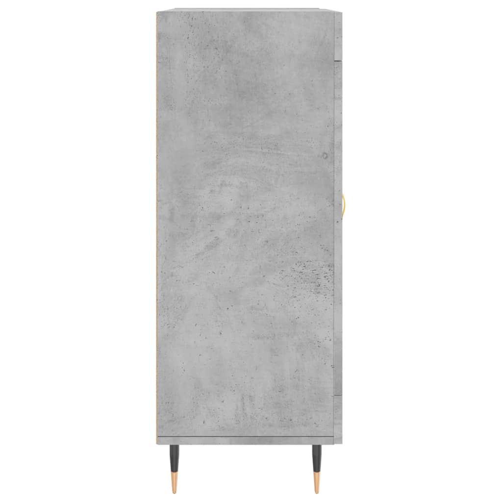 Sideboard, concrete gray, 69.5x34x90cm, engineered wood