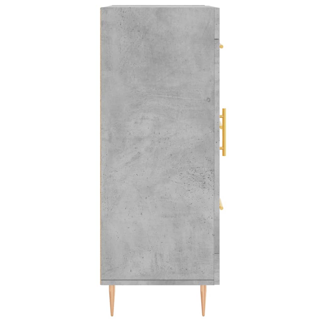 Sideboard, concrete gray, 69.5x34x90cm, engineered wood