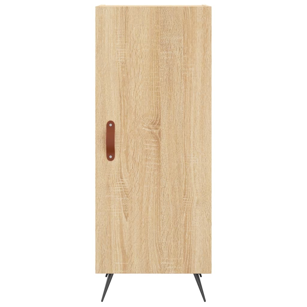 Side cabinet, oak color, 34.5x34x90cm, engineered wood