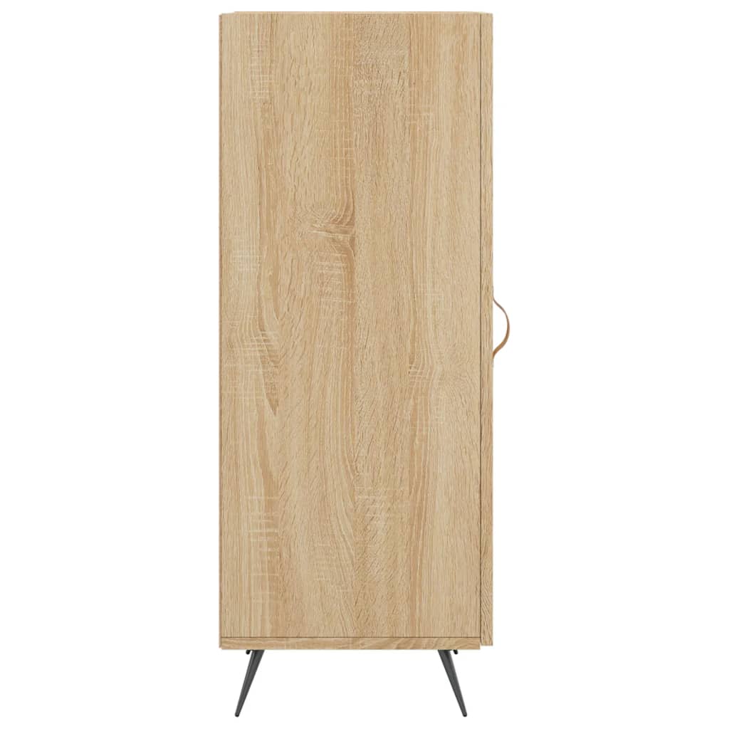 Side cabinet, oak color, 34.5x34x90cm, engineered wood