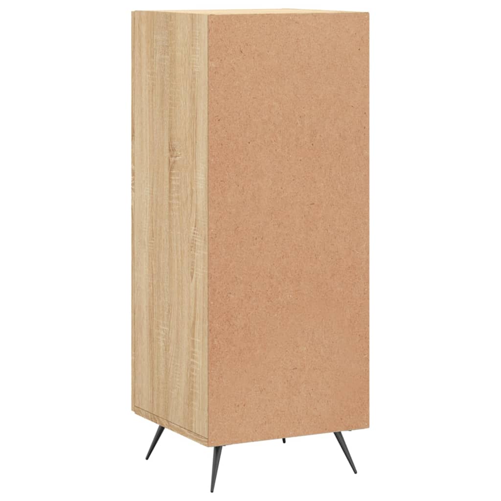 Side cabinet, oak color, 34.5x34x90cm, engineered wood