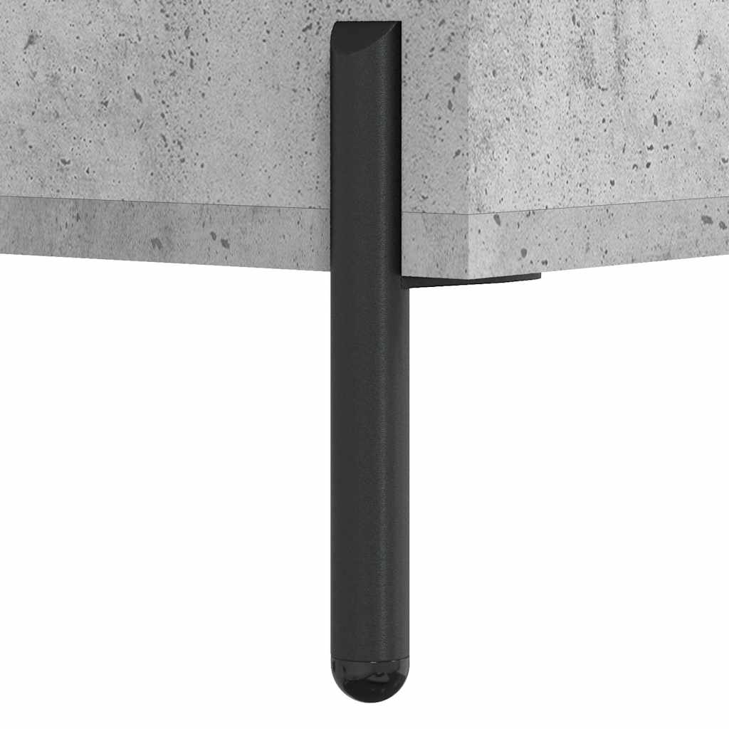 Side cabinet, concrete gray, 34.5x34x90cm, engineered wood