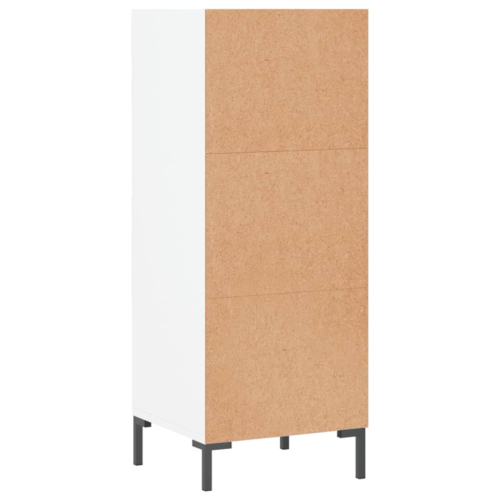 Sideboard, white, 34.5x32.5x90cm, engineered wood
