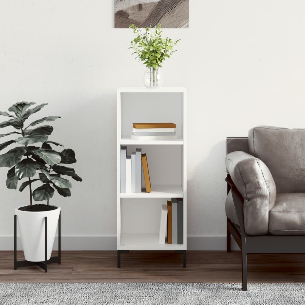 Sideboard, white, 34.5x32.5x90cm, engineered wood