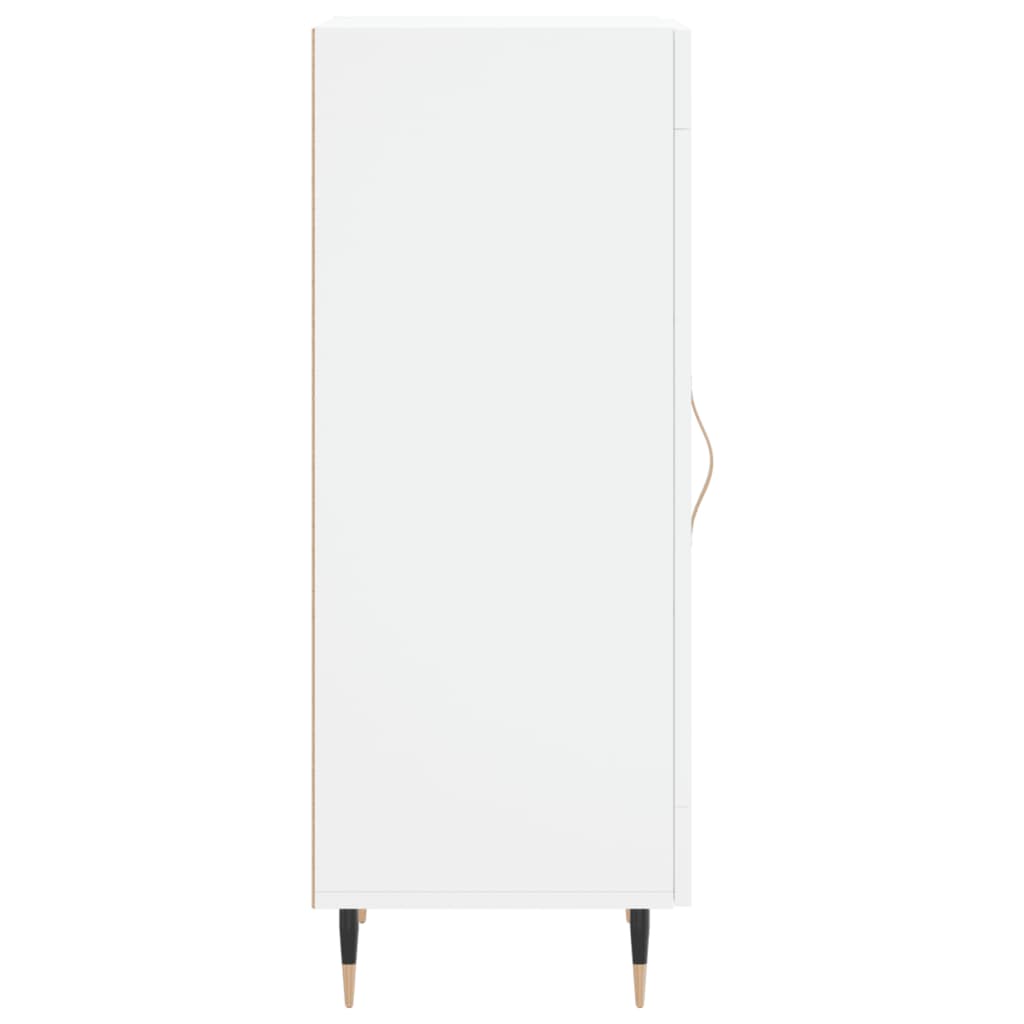 Side cabinet, white, 34.5x34x90cm, engineered wood