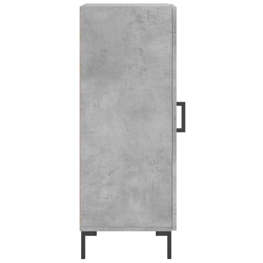 Side cabinet, concrete gray, 34.5x34x90cm, engineered wood