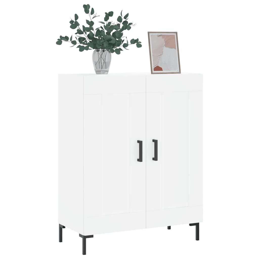 Sideboard, white, 69.5x34x90cm, engineered wood