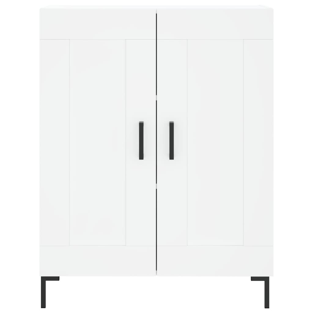 Sideboard, white, 69.5x34x90cm, engineered wood