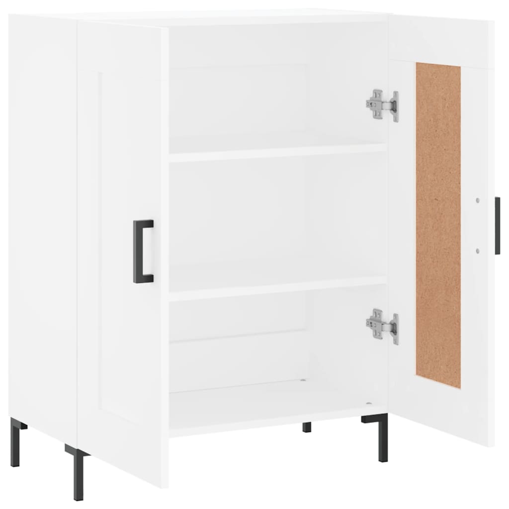 Sideboard, white, 69.5x34x90cm, engineered wood