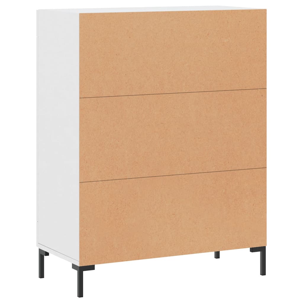 Sideboard, white, 69.5x34x90cm, engineered wood