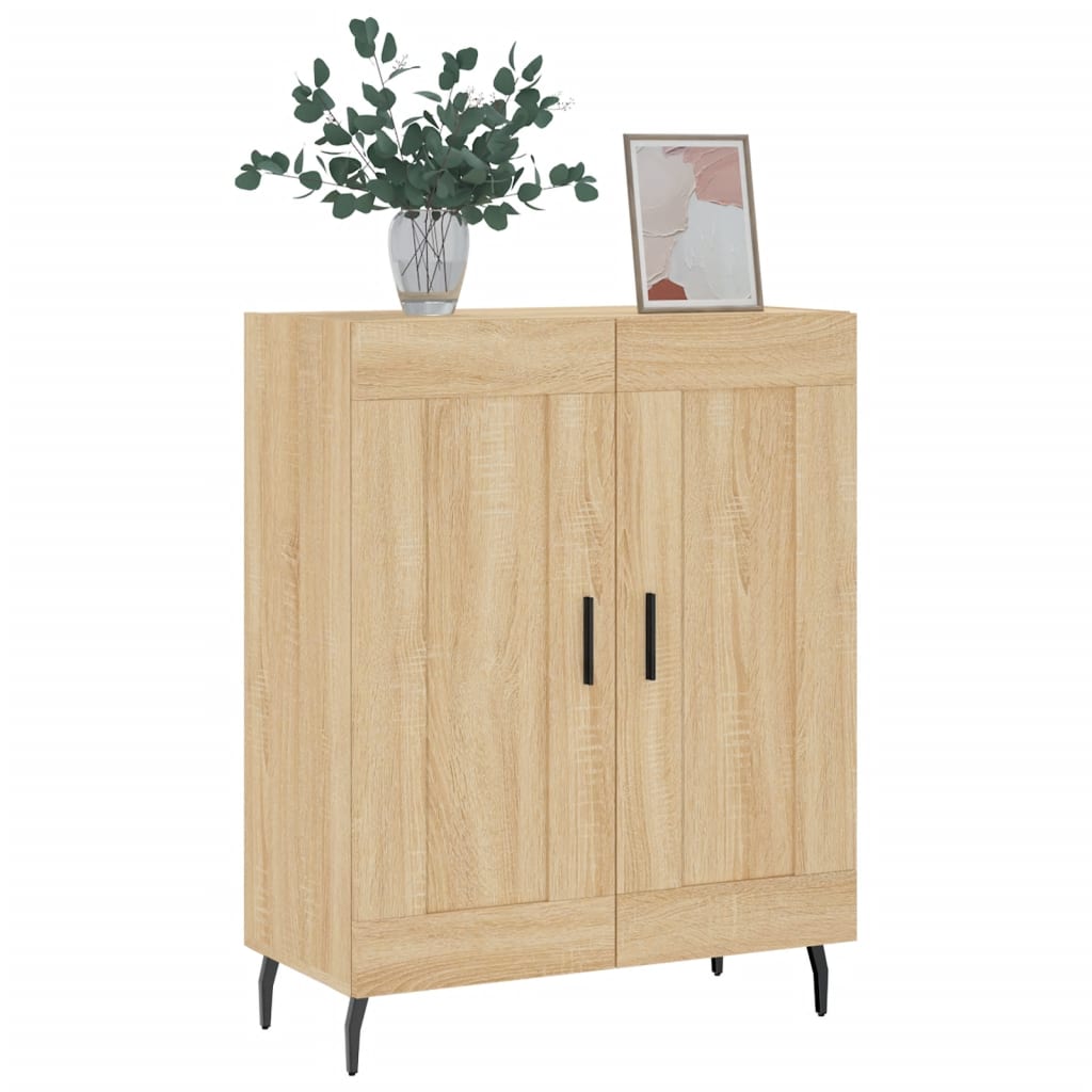 Sideboard, Sonoma oak, 69.5x34x90cm, engineered wood