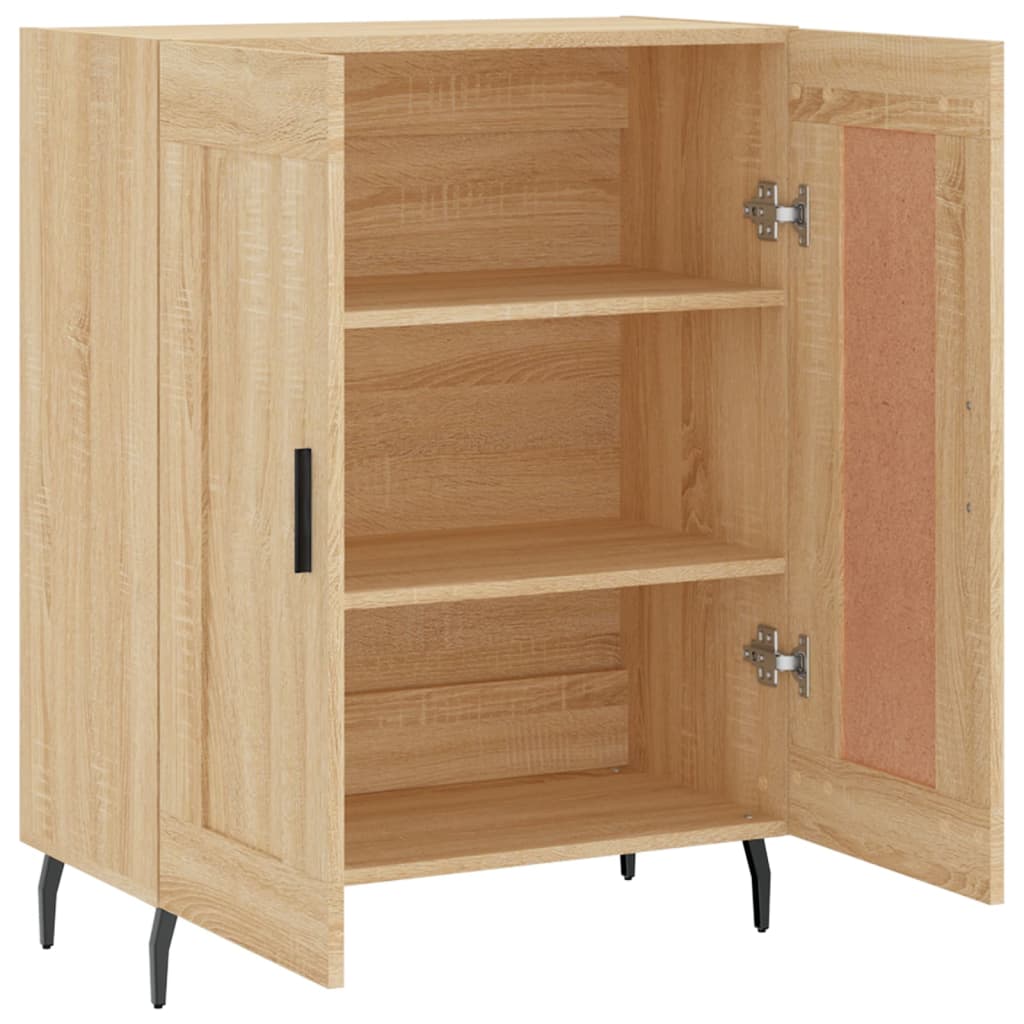 Sideboard, Sonoma oak, 69.5x34x90cm, engineered wood