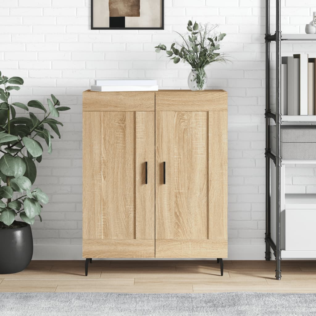 Sideboard, Sonoma oak, 69.5x34x90cm, engineered wood