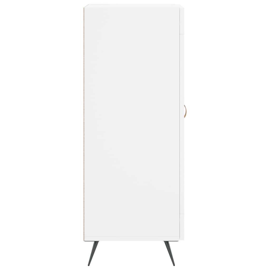 Side cabinet, white, 34.5x34x90cm, engineered wood