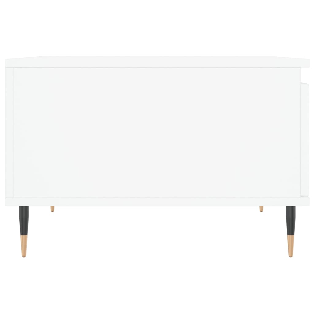 Coffee table, white, 55x55x36.5cm, engineered wood