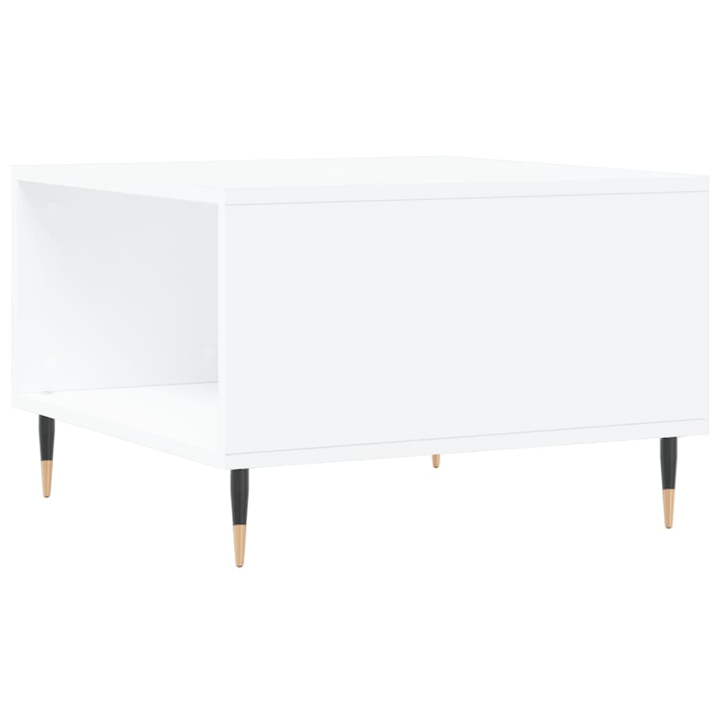 Coffee table, white, 55x55x36.5cm, engineered wood