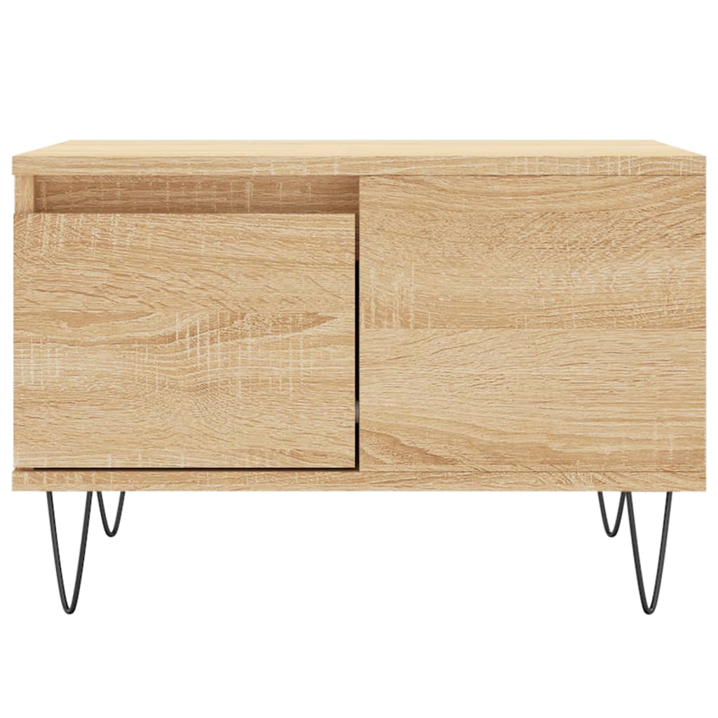 Coffee table, Sonoma oak, 55x55x36.5cm, engineered wood