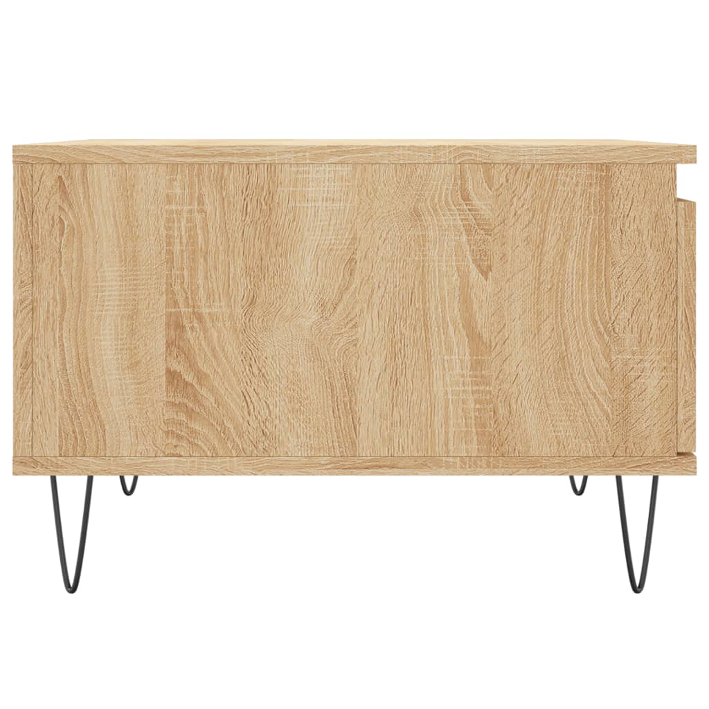 Coffee table, Sonoma oak, 55x55x36.5cm, engineered wood